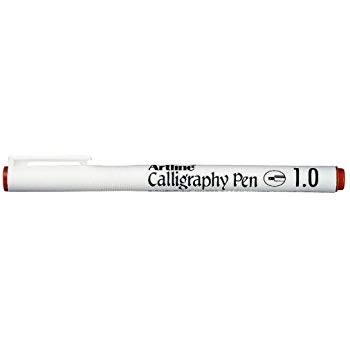 Calligraphy Pen 1.0mm Red Artline Ref EK241